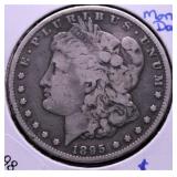 1895 S MORGAN DOLLAR F RARE DATE