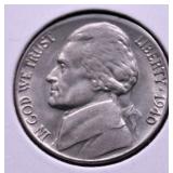 1940 JEFFERSON NICKEL GEM BU