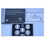 2012 SILVER PROOF ATB QUARTER SET