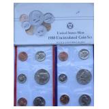 1988 MINT SET P D MINTS