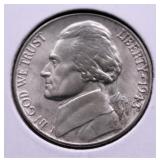 1943 D GEM BU JEFFERSON NICKEL