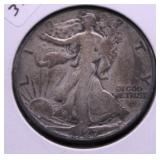 1927 S WALKING HALF DOLLAR VG