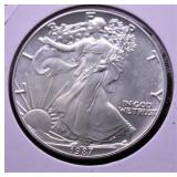1987 SILVER EAGLE GEM