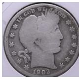 1903 S BARBER HALF DOLLAR G