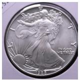 1988 SILVER EAGLE GEM