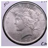 1922 PEACE DOLLAR CHOICE BU
