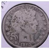 1912 D BARBER HALF DOLLAR G