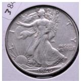 1946 S WALKING HALF DOLLAR XF