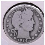 1914 BARBER QUARTER G