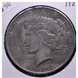 1923 PEACE DOLLAR XF