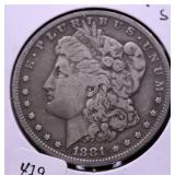 1881 S MORGAN DOLLAR F