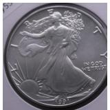1991 SILVER EAGLE GEM