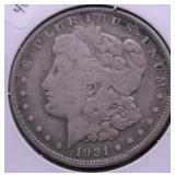 1921 MORGAN DOLLAR VG