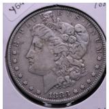 1883 MORGAN DOLLAR VF