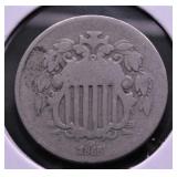 1868 SHIELD NICKEL G