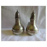 PAIR 4" WALLACE STERLING SILVER SALT & PEPPER
