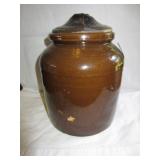 8" STORAGE CROCK - LID DOES NOT MATCH