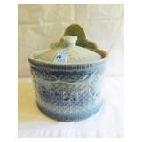 SALT GLAZED "SALT" BOX WITH LID