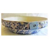 9" STONEWARE - SPONGEWARE - PIE PLATE