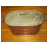 COPPER HAM BOILER WITH LID