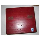 VINTAGE WOODEN DOCUMENT BOX