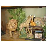 ANIMAL FIGURINES, SHELLS, ETC.