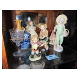 GROUPING: FIGURINES AND GLASSWARE