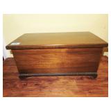 DOLL SIZE MAHONGANY BLANKET CHEST