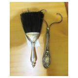 WEBSTER STERLING SILVER HANDLED BRUSH AND