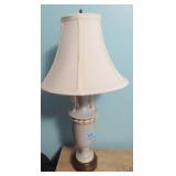 VINTAGE TABLE LAMP - CERAMIC WITH SHADE