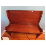 PINE CHURCH PEW 48" X 19" 42"