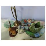 GROUPING: FIGURINES, COLLECTOR TIN, ETC