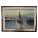 OIL AND BOARD SAIL BOAT BY CARLO CIAPPA -