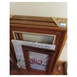 PICTURE FRAMES, ART STANDS, STRAIGHT EDGE