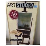ART STUDIO EASEL AND PAINT SET