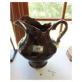 12" BROWN CROCK PITCHER