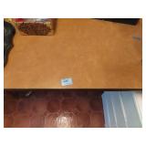 VINTAGE CONFERENCE TABLE WITH CHROME BASS