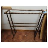 STICK AND BALL STYLE QUILT RACK