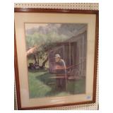 OLD MOUNTAIN FARMER PRINT BY TERRY CHANDLER