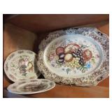 20" "WINDSOR FRUIT" PLATTER, 12" "WINDSOR FRUIT"