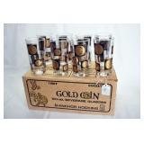 GOLD COIN TUMBLER SET