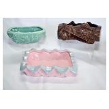 THREE PIECES MCCOY POTTERY