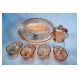 SIX PIECES FLORAGOLD