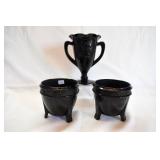 THREE PIECES SMITH GLASS