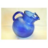 COBLAT BLUE BALL PITCHER