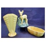 THREE PCS. SHAWNEE POTTERY