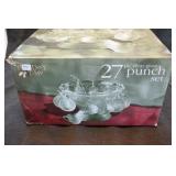 PUNCH BOWL SET. 27 PCS.