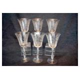 FOSTORIA HEATHER STEMWARE