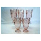FIVE CORONATION GLASSES