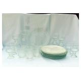 RAIN FLOWER DISH SET